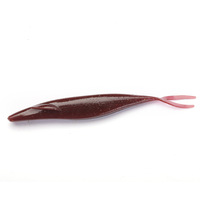 6 adet/torba 12.7cm 9.6g 5 inç PVC Çatal Kuyruklu Batar Tip Yapay Zoom Kanatlı Balık Yemi (Pike, Levrek, Bas Balıkları için)