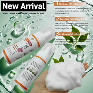 Espuma de lavado femenino Ácido bórico Alivio de infecciones por levaduras Limpieza vaginal y lavado de espuma Yoni refrescante - Product Image 4