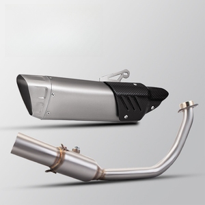 Escape de Acero Inoxidable con Sección Delantera y Trasera Modificadas, Apto para Honda Forza300/350, Accesorio de Modificación de Tubos de Escape - Product Image 6