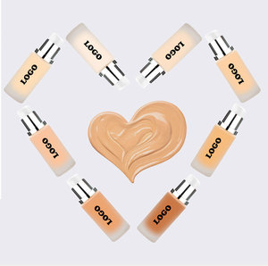 Base de maquillaje vegana logotipo personalizado al por mayor base correctora líquida cobertura completa impermeable - Product Image 6