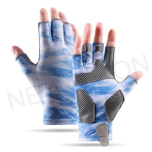 Gants de pêche personnalisés en soie glacée, paume épaissie pour une protection accrue, antidérapants, pour le cyclisme et la pêche en extérieur - Product Image 5