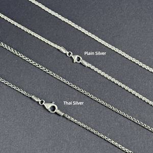 Factory Wholesale 925 <strong>Silver</strong> Necklaces Chopin <strong>Chains</strong> Classic <strong>Long</strong> Rope <strong>Chain</strong> 18K Gold Plated Men Women Gifts Parties - Product Image 4