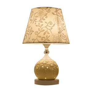 Lampada <span class=keywords><strong>da</strong></span> tavolo retrò europea lampada <span class=keywords><strong>da</strong></span> tavolo in tessuto di ceramica cavo adatto per scrivania camera <span class=keywords><strong>da</strong></span> letto <span class=keywords><strong>da</strong></span> soggiorno illuminazione <span class=keywords><strong>da</strong></span> banco dimmerabile - Product Image 1
