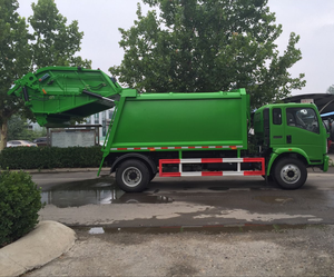 Harga pabrik 5cbm limbah koleksi 6 roda kapasitas pemadat Sinotruk HOWO 4x2 truk sampah - Product Image 2