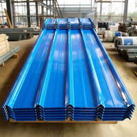Tôles d'acier galvanisé colorées durables de 840 mm de large, anti-corrosion, garantie 5 ans, pour toitures d'ateliers et d'entrepôts