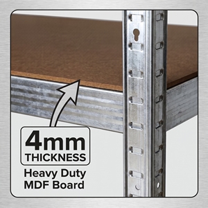 5 Layer Boltless Shelving Rack Heavy Duty Storage <b>Shelf</b> Industrial <b>Metal</b> Garage Racking <b>Unit</b> - Product Image 4