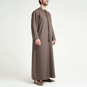 Nueva Llegada, Thobe Islámico Casual de Secado Rápido para Hombre, Poliéster de Primera Calidad, MOQ Bajo de 2 Piezas - Product Image 4