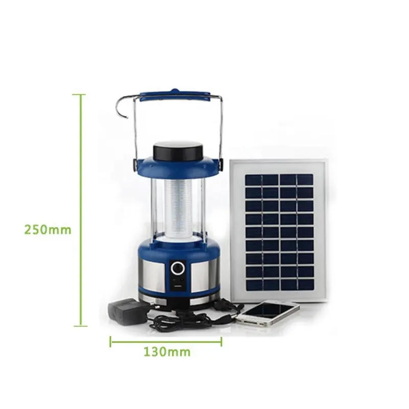 Lanterne de Camping solaire suspendue multifonctionnelle, lanterne Portable d'urgence avec chargeur de téléphone Portable, idéale pour le Camping et l'extérieur