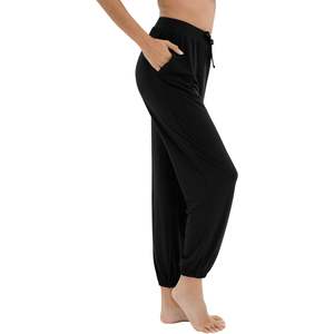 Pantalon de pyjama en viscose de bambou doux pour femme, idéal pour la détente, le yoga et comme pantalon de survêtement rafraîchissant, tailles S à 4X - Product Image 3