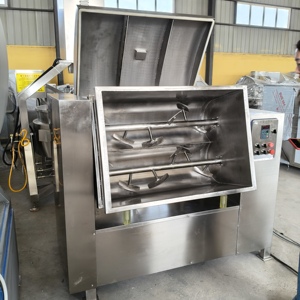 Mezcladora Industrial de Carne al Vacío de Frecuencia Variable con Doble Paleta <span class=keywords><strong>y</strong></span> Descarga Hidráulica para Salchichas <span class=keywords><strong>y</strong></span> Jamón Premium - Product Image 4