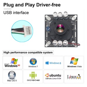 IMX Starlight 60fps tốc độ cao 1080p H.264 WDR phiên bản ban đêm Tích hợp mic kính hiển vi Camera USB H.264 có vỏ - Product Image 6