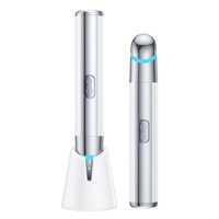 Stylo de massage oculaire chauffant portable, appareil de massage des yeux chaud, instrument de soin des yeux pour l'application d'essence faciale