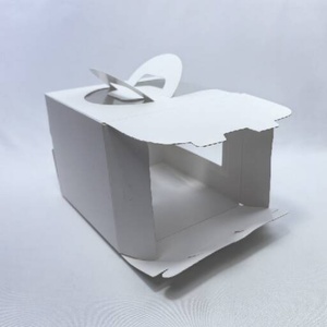 Contenitore Portatile Fai-da-Te in Carta per Torte con Finestra, per Natale, <span class=keywords><strong>Pasqua</strong></span>, Matrimoni, Compleanni, Confezioni Regalo per Muffin, Caramelle, Biscotti e Cioccolatini - Product Image 3