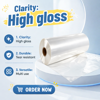 Film rétractable POF haute transparence, haute résistance à la traction, non décolorant, semi-perforé, qualité alimentaire, emballage résistant à l'humidité