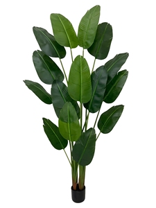 <span class=keywords><strong>Prix</strong></span> de gros d'usine, plantes-bananes en plastique vert, bananiers artificiels pour décoration intérieure et extérieure - Product Image 4