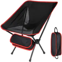 야외 여행 초경량 휴대용 접이식 달 캠핑 낚시 의자 작은 휴대용 저장 가방