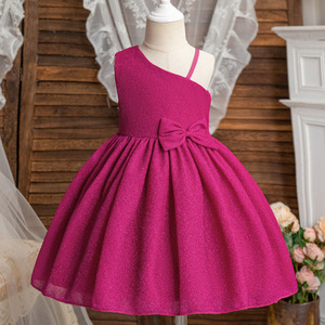 Fluffy <strong>Star</strong> Sequin Off-Shoulder Elegant Princess Party Wedding Bridesmaid Birthday Girl <strong>Dress</strong> - Product Image 2