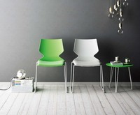 Mesa de Centro Moderna y Duradera de Acero Inoxidable con Tapa de Madera, Redonda, de 1.48 Pies, para Sala de Estar
