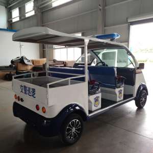 Nouvelle voiture de <span class=keywords><strong>patrouille</strong></span> électrique 6 places Nouveau produit Scooters de mobilité Voiturette de golf électrique à 4 roues - Product Image 6