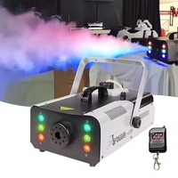 Machine à fumée LED RGB de haute qualité 1500W, mini machine à fumée pour fêtes, machine à fumée pour mariage et soirée DJ