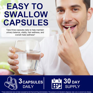 สารสกัดจากพืช Solotree แคปซูลเพื่อสุขภาพต่อมลูกหมากแคปซูลสนับสนุนระบบทางเดินปัสสาวะ - Product Image 4