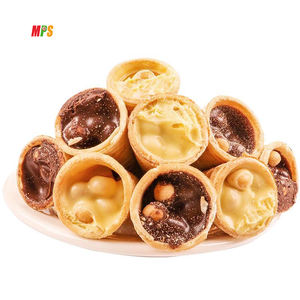 Fabricant cornet de crème glacée au chocolat halal avec biscuits personnalisé vente en gros - Product Image 4