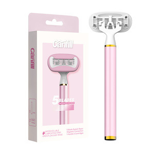 Personnalisation disponible 5 lames de <span class=keywords><strong>rasoir</strong></span> <span class=keywords><strong>pour</strong></span> femmes Meilleure vente de <span class=keywords><strong>rasoir</strong></span> <span class=keywords><strong>pour</strong></span> femmes manche coloré disponible <span class=keywords><strong>pour</strong></span> <span class=keywords><strong>le</strong></span> rasage des femmes - Product Image 4