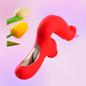 ホットセール 2in1 吸引バイブレーター Gスポット クリトリス刺激器 大人のおもちゃ 舌なめセックス玩具 女性向けアダルトグッズ - Product Image 4