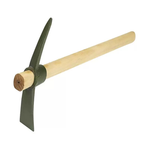 <span class=keywords><strong>Pioche</strong></span> multifonctionnelle en acier durable avec <span class=keywords><strong>manche</strong></span> en bois pour le camping en plein air, les travaux agricoles et les excavations de terre - Product Image 5