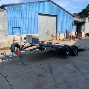 <span class=keywords><strong>Remorque</strong></span> de transport de voitures hydraulique à inclinaison manuelle, 2 essieux, en acier, capacité 2500 kg, expédition en 7 jours, en stock - Product Image 2