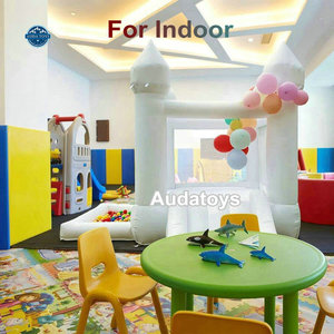 Mini château <span class=keywords><strong>gonflable</strong></span> commercial, maison <span class=keywords><strong>de</strong></span> rebond, bébé, PVC blanc, bâche, fosse à balles, comprend un souffleur d'<span class=keywords><strong>air</strong></span>, accessoires <span class=keywords><strong>de</strong></span> réparation - Product Image 3