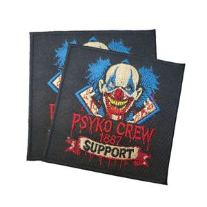Wholesale Custom Embroidery <b>Patches</b> with Customized Logo <b>Sew</b>-<b>On</b> Style Woven Fabric for Garment Hats & Bags - Product Image 1