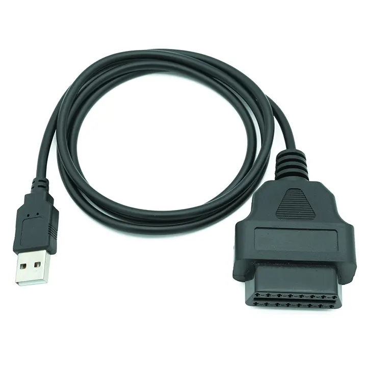 OEM 16 Pin OBD2 OBDII OBD 2 Female To USB 2.0 A Male Cable