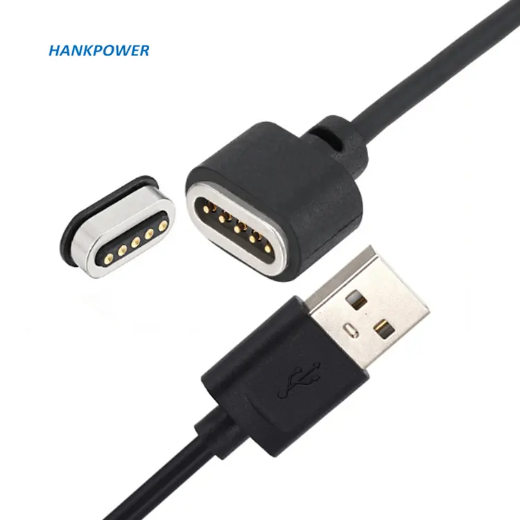 5 Pin Strip Magnetic Connector Pogopin Magnetic USB Charging Cable Spring Needle 5Pin Male Female Connectors