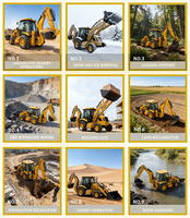 Chargeuse-pelleteuse 4x4 professionnelle à prix d'usine, idéale pour les grands chantiers de construction et le développement des infrastructures