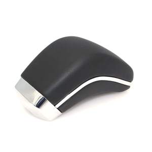 Pommeau de levier de vitesse en cuir noir, transmission automatique, pour Toyota Reiz, conception ergonomique - Product Image 4