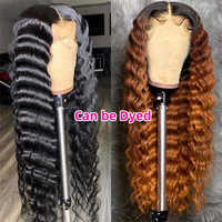 Perruques Lace Front HD Deep Wave Abordables pour Femmes Noires – Extensions de Cheveux Humains Brésiliens Bouclés