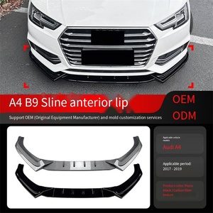 Veidt Adatto per <span class=keywords><strong>Audi</strong></span> A4 S4 B9 Sline 2017-2019, Spoiler Anteriore, Labbro Frontale, Parti di Modifica Transfrontaliere - Product Image 2