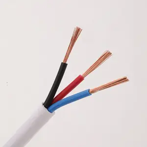 Precio barato PVC Conductor de cobre Flexible Cable de alambre eléctrico de construcción para cableado de Casa 1,5mm cuadrados 2,5mm cuadrados 4mm cuadrados