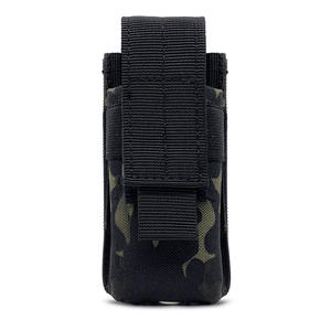 Tactische Molle Pouch Zaklamp Holster Met Riem Elastische Multicam 600d Nylon Enkele Spray Houder Voor Kamperen Buiten - Product Image 1