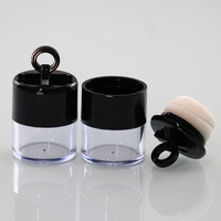 8.5g Mini cloche poudre libre boîte vide emballage tête de champignon poudre bouffée réglage poudre bouteille transparente délié réédition
