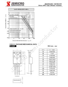 2sc4793 2sc4793-o NPN 2sa1837 2sa1837-o <span class=keywords><strong>PNP</strong></span> TO-220F 1A 230V silicon ba bóng bán dẫn khuếch tán cho bộ khuếch đại công suất - Product Image 4