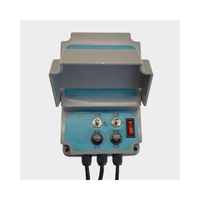 Boîtier de commande latéral motorisé pour système de ventilation automatique de serre, en aluminium, étanche, pour deux moteurs, avec enrouleur de film.