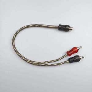 ขายตรงจากโรงงาน สายแยกเสียงรถยนต์แบบ Y Adapter 1 ต่อ 2 ขายส่ง สาย RCA - Product Image 2