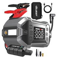 Démarreur de voiture 12V 36000mAh et compresseur d'air 150PSI pour gonflage de pneus, combo batterie externe portable