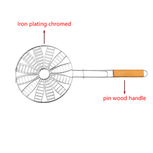 BQ-1148 fer charbon de bois <span class=keywords><strong>Barbecue</strong></span> maille filet support essentiel Camping gril BBQ <span class=keywords><strong>accessoires</strong></span> en gros ensembles d'outils - Product Image 3