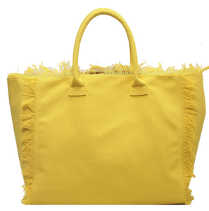 Sac de plage tendance pour femmes, grand sac en toile avec chaîne, motif de lettres Kaifeng, portefeuille de loisirs, sac à main de plage d'été - Product Image 2