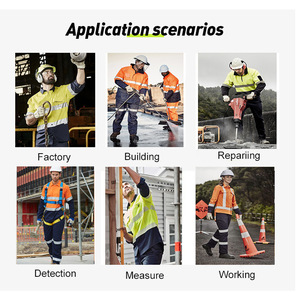 Chaleco de Seguridad Reflectante, Impermeable, Fluorescente, con Ventilador de Enfriamiento, Personalizable con Logotipo, de Alta Calidad, para Trabajadores - Product Image 6