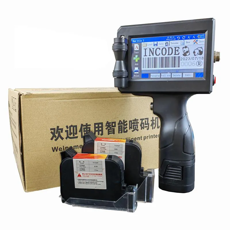2023 New Arrival Product Mini Smart NH05 Portable Hand Held TIJ Expiry Date Code Coding Print Machine Thermal Inkjet Printer <3s