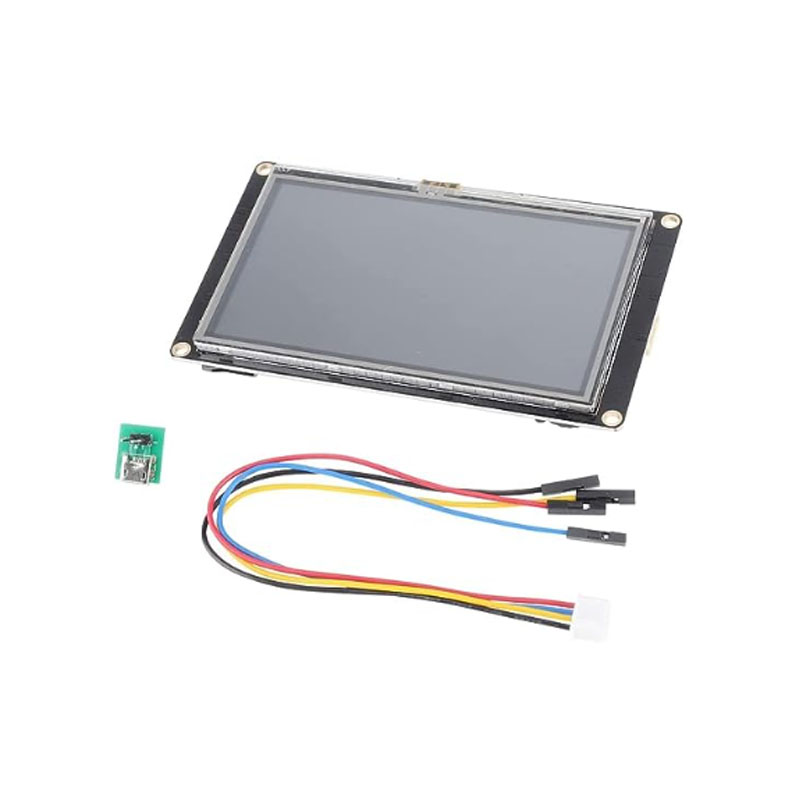 Màn Hình Lcd 7 Inch Nextion NX8048K070-011C, Màn Hình Điện Dung Cảm Ứng HMI Kernel Có Vỏ